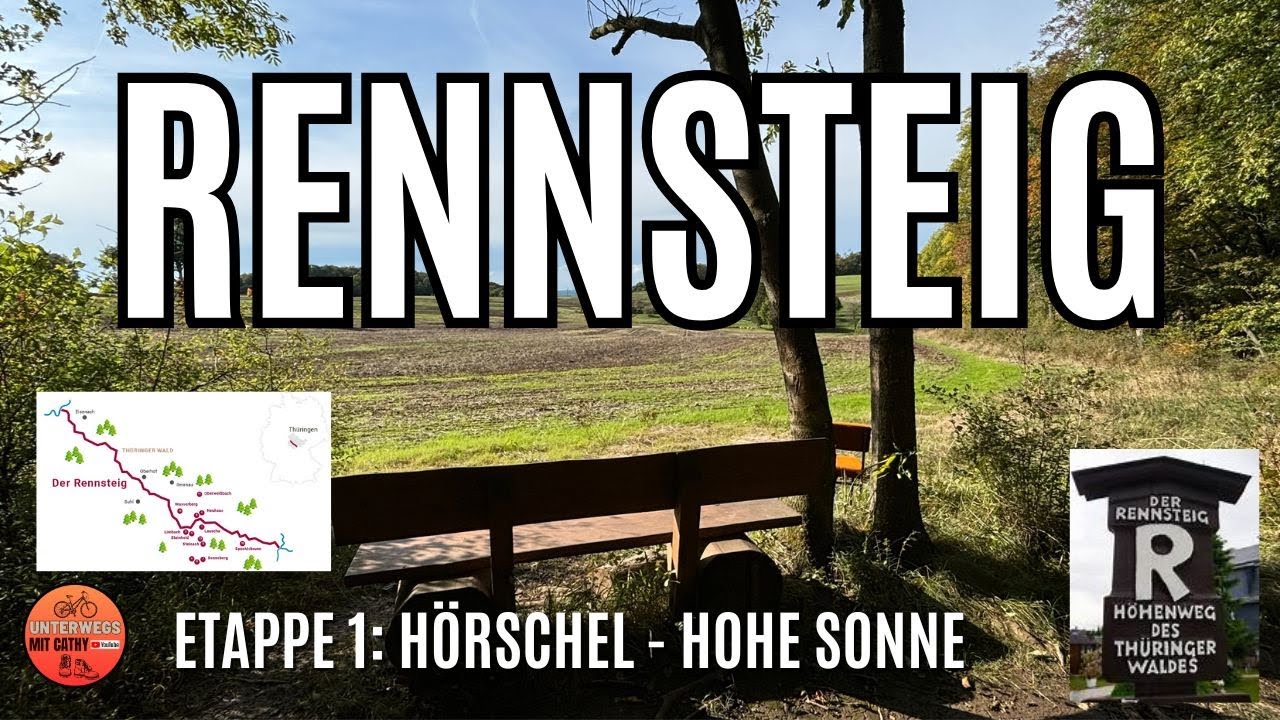 🥾Rennsteig Wanderweg,  herbstlicher Auftakt mit reichlich Höhenmetern, Teil 1