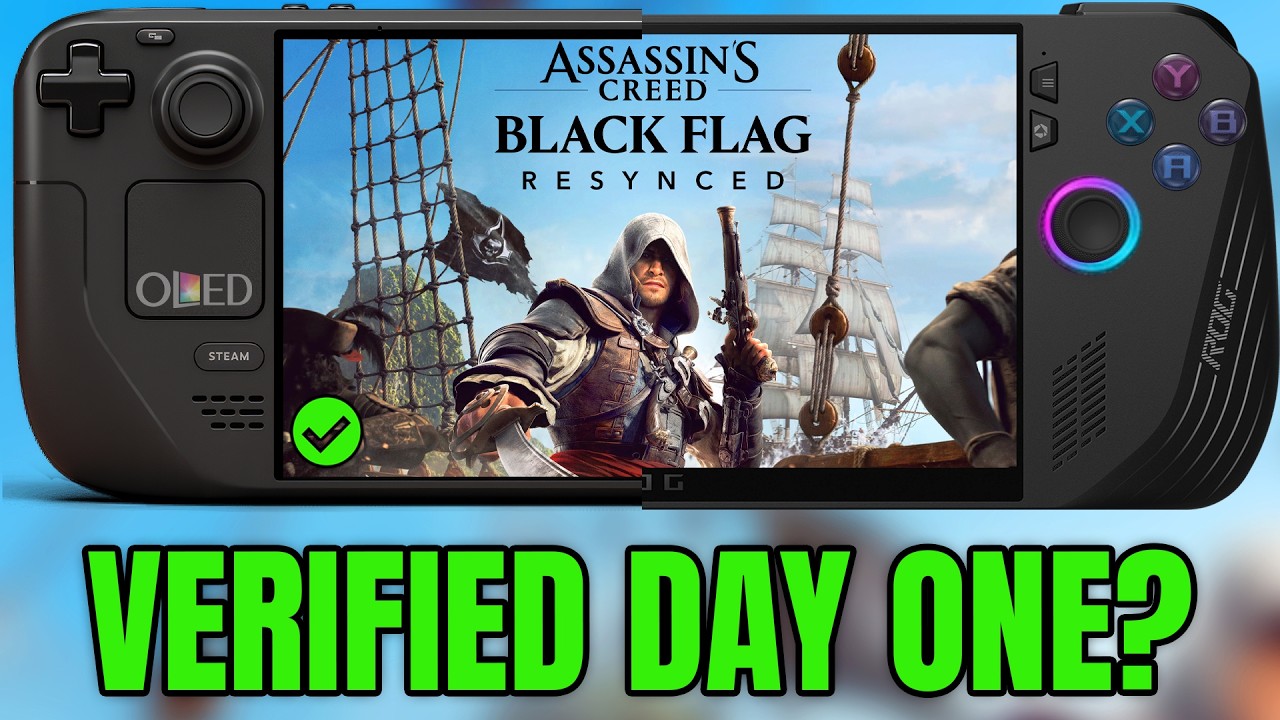 Assassin's Creed Black Flag ReSynced on Steam Deck is VERIFIED? - ft ROG Ally X