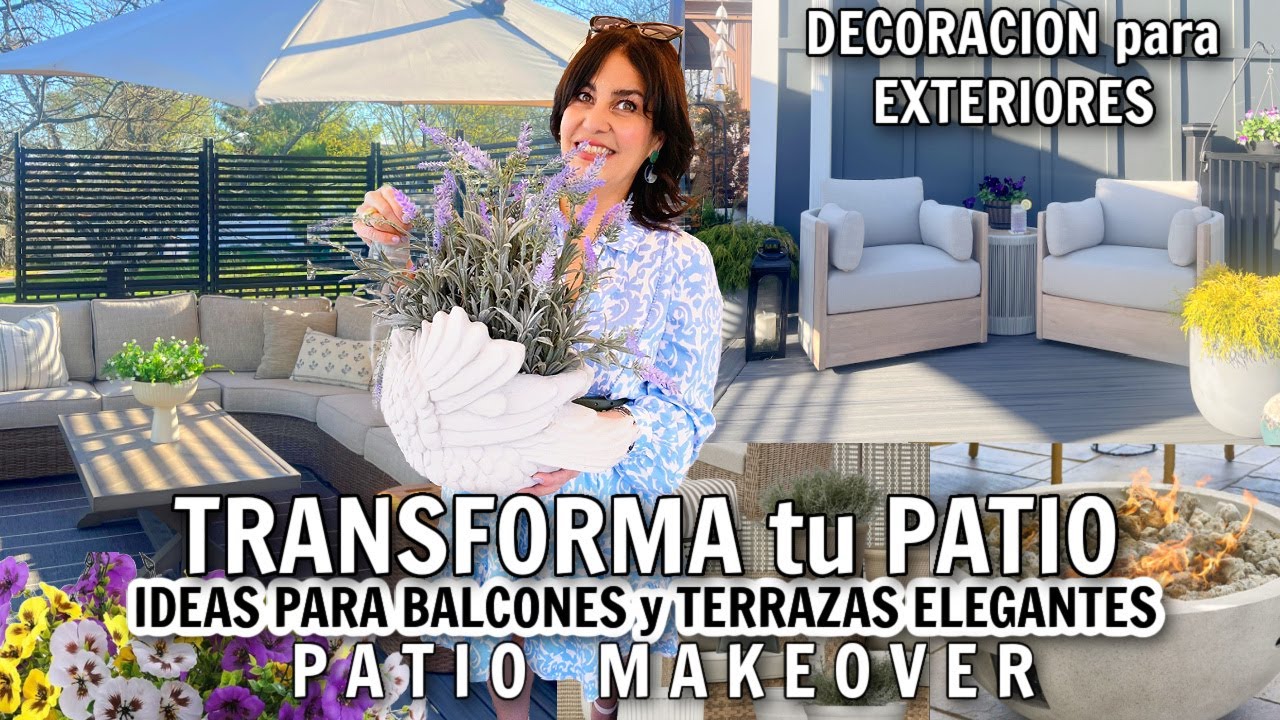 IDEAS PARA DECORAR PATIOS, TERRAZAS! Nueva DECORACIÓN del PATIO ☀️ TRUCOS para EXTERIORES ELEGANTES✅