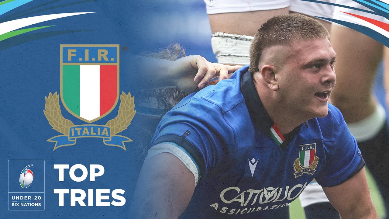 Italy Rugby - Top Tries! | Gesi, Vaccari and Marin, Six Nations Under-20s 2021