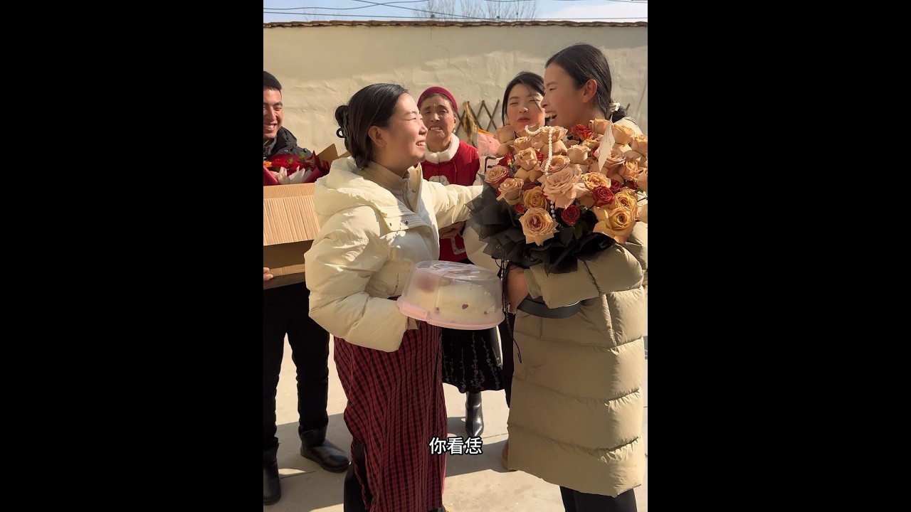 没想到两个姑姐给我准备了惊喜 ❤️真的很感动…#记录这一刻 #记录真实生活 #记录我的农村生活