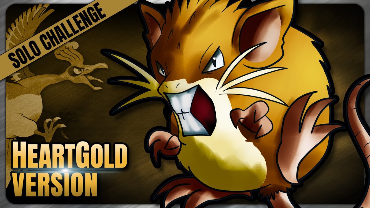 Raticate-line Solo Challenge - Pokemon HeartGold