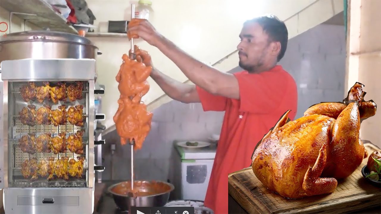 Full Grilled Chicken Receipe | Whole Chicken Roast | #Streetfood