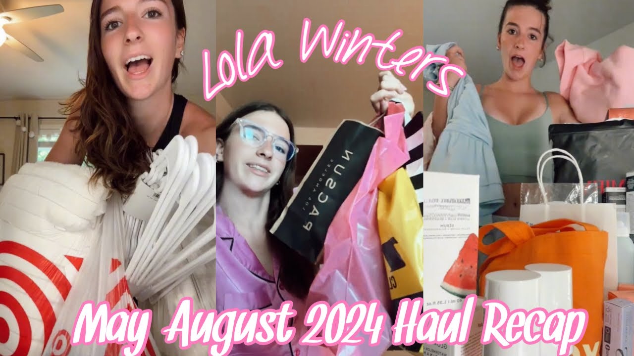 Lola Winters May-August 2024 Haul Recap