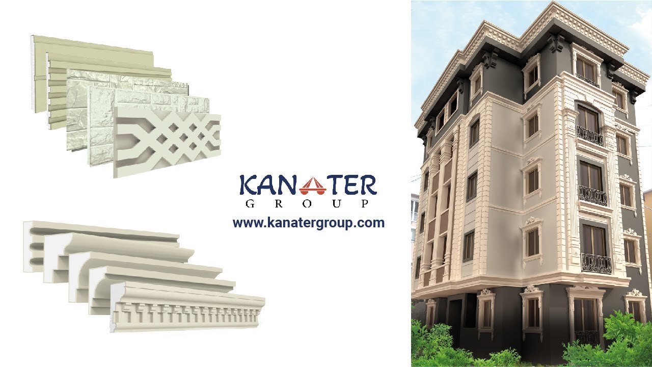 exterior polystyrene molding installation | طريقة تركيب تغليف واجهات بولسترين ديكورات فوم تركي