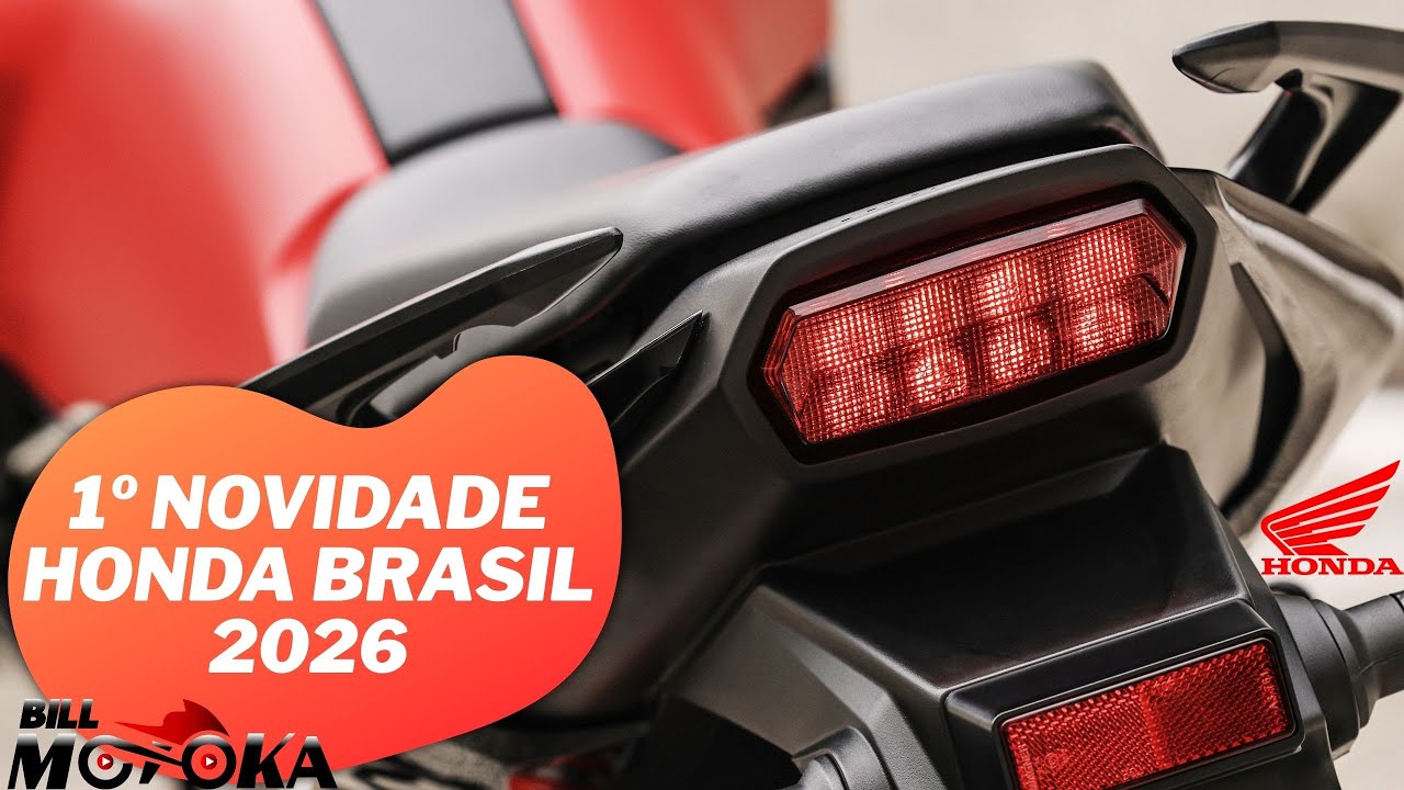 OFICIAL: 1º novidade HONDA BRASIL 2026, preço e todos os detalhes agora.