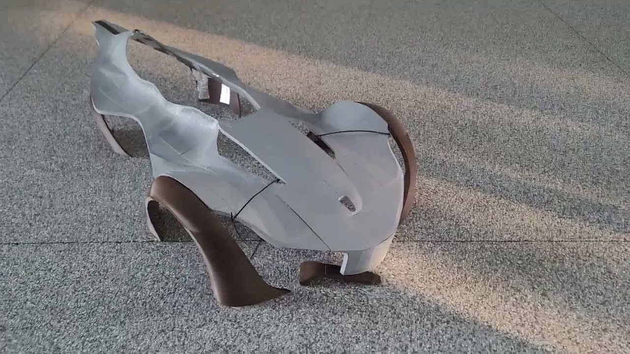 My 1/2 scale heavily modified BacMono inspired Reverse Trike body....