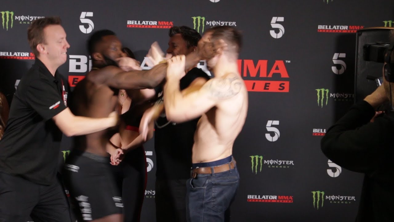 Scuffle Breaks Out at Bellator London Ceremonial Weigh-Ins  - MMA Fighting