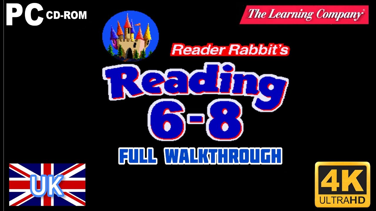 Reader Rabbit Reading Ages 6-8 (UK) [PC] Full Walkthrough - 4K60ᶠᵖˢ UHD
