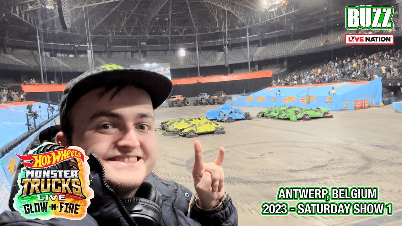 Hot Wheels Monster Trucks Live (Glow Party) 2023 - Antwerp, Belgium (Show 1) - FULL SHOW