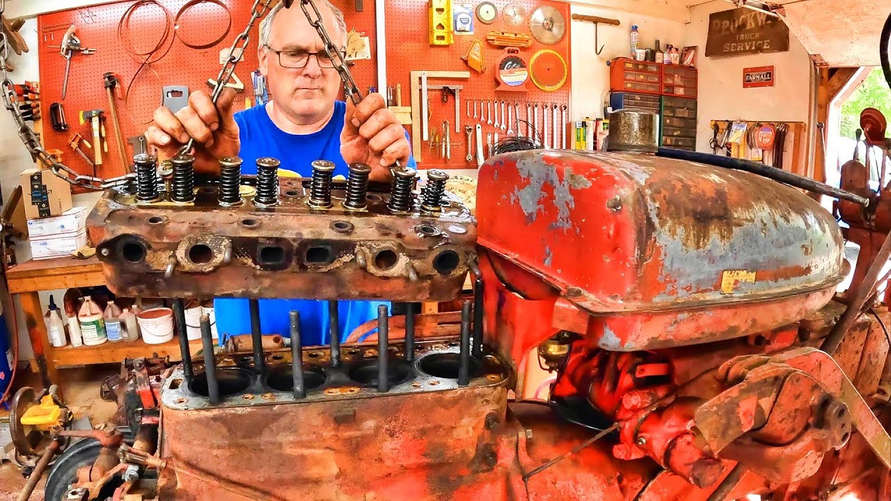 Разборка двигателя Farmall Super C | Восстановление Farmall Super C, эпизод 1