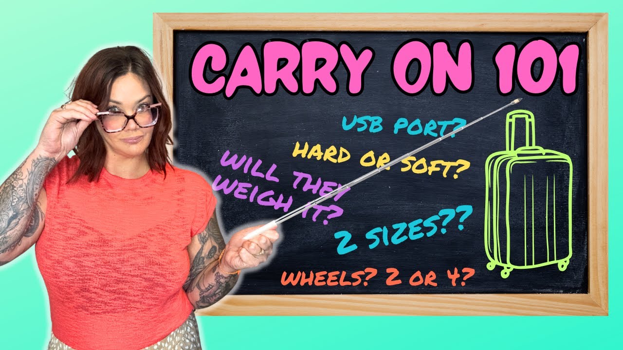 Which Carry On Bag Is Best for YOU? Everything you need to know!