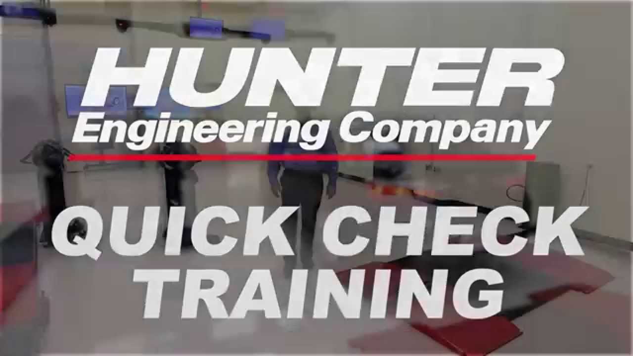 Экспресс-обучение по проверке — Hunter Engineering