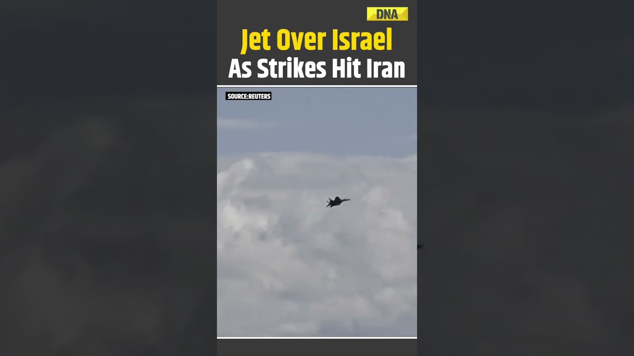 Israel Iran War: Israel Strikes Iran As Military Jets Patrol Central Skies | US Iran War #shorts