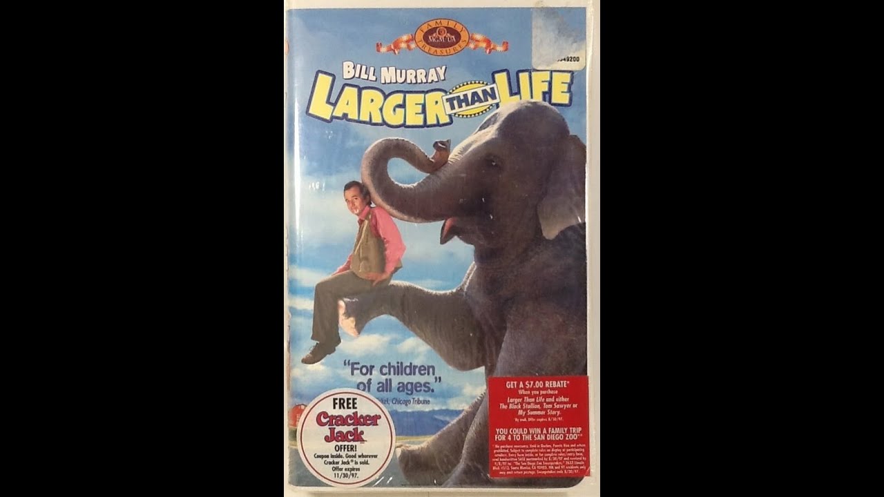 Opening To Larger Than Life (1996) (1997) (VHS)