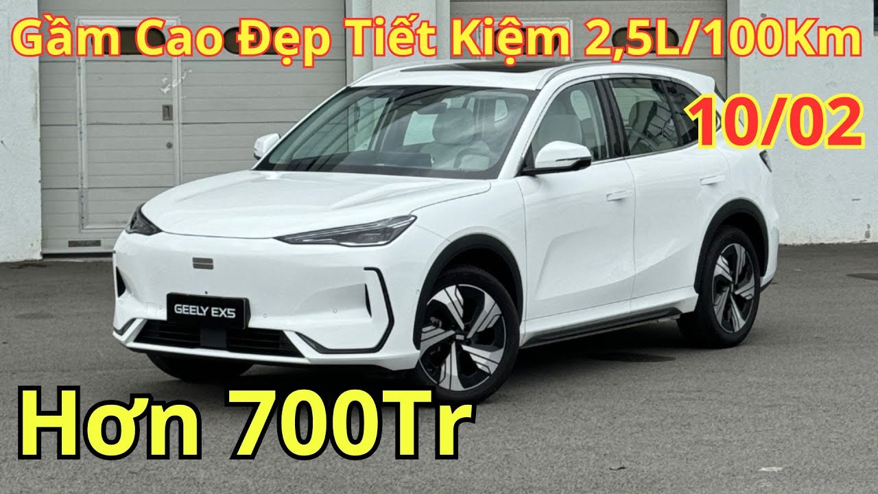 ✅Giá Khuyến Mại Geely EX5 Tháng 2. Gầm Cao Đẹp Tiết Kiệm 2,5L/100Km, Lăn Bánh Mới | Xegiatot24h