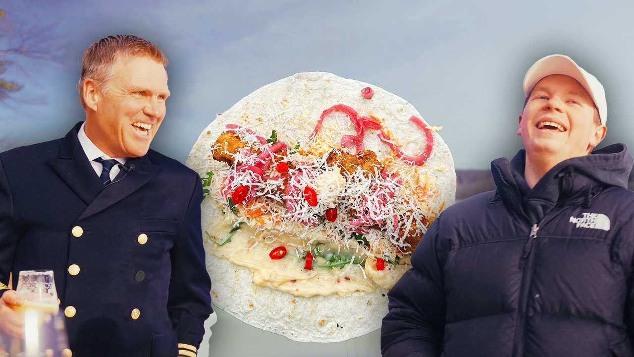 Kycklingwrap på stekhäll med Kapten Mat