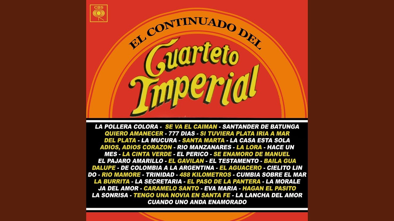 El Testamento / Baila Guadalupe / De COlombia a la Argentina / El Aguacero / Cielito Lindo /...
