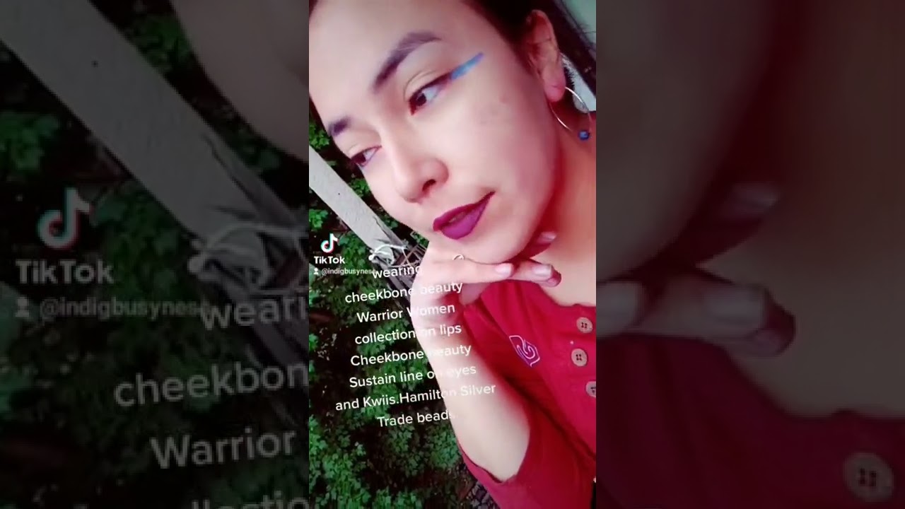 Happy Indigenous People's Month! Wearing Cheekbone beauty and Kwiis Hamilton
