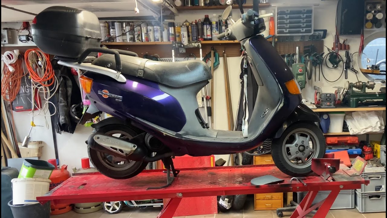 Michi schraubt... Piaggio Sfera Teil1 - Kurbelwelle ist schrott !