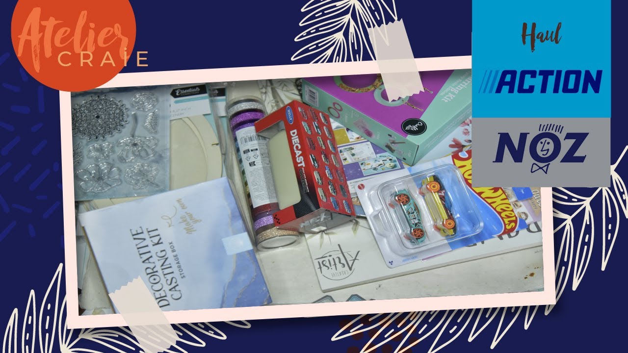 Mini Haul Action et Noz | Préparation d'un kit scrap enfant | Petit blabla