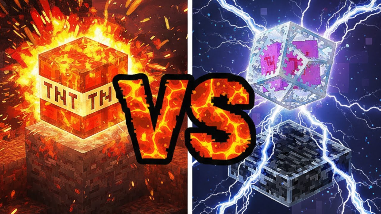 Minecraft Cart vs Crystal
