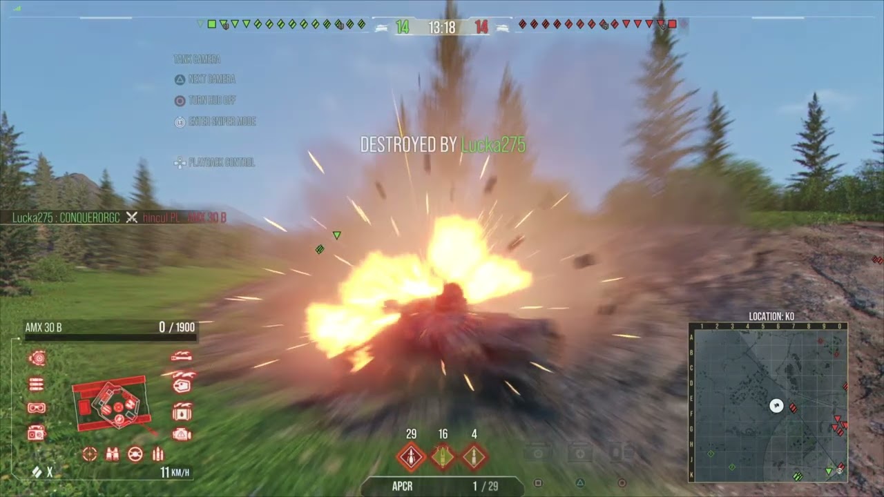 World of Tanks - Conqueror GC - One shot AMX 30B