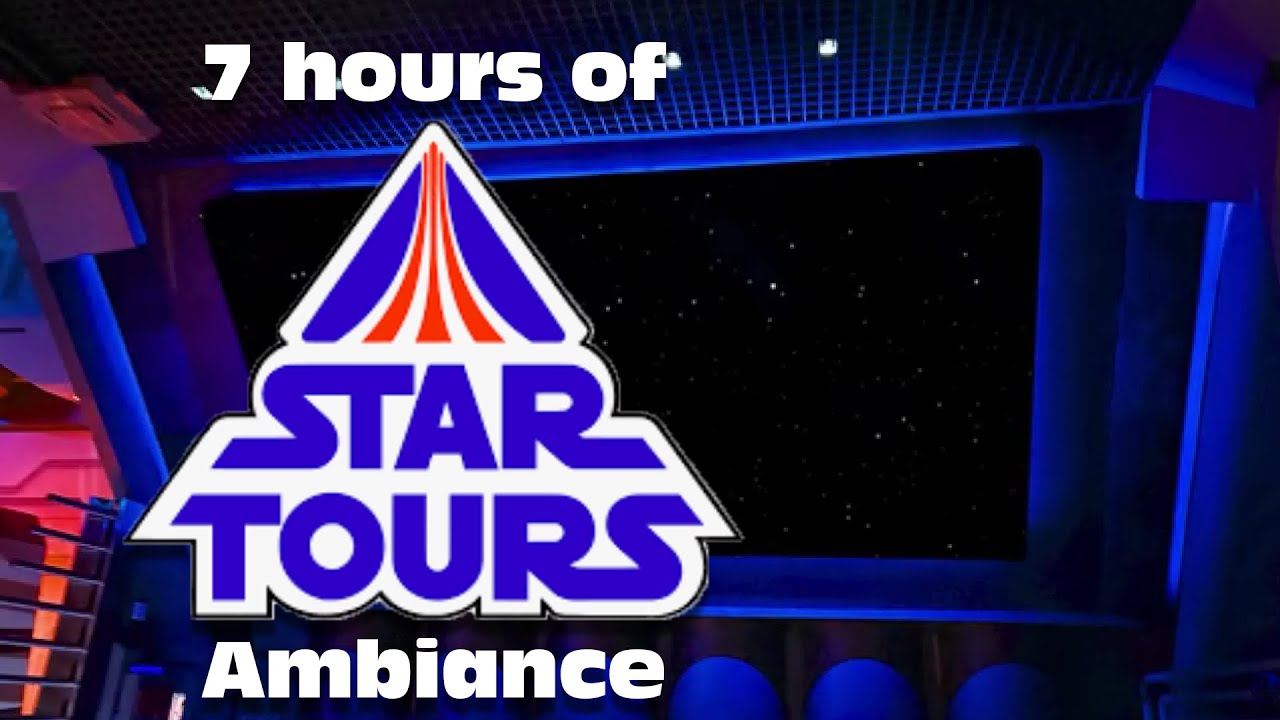 7 Hours of Star Tours Ambience | Disney World Spaceport Sounds & Ride Atmosphere. Jungle Cruise
