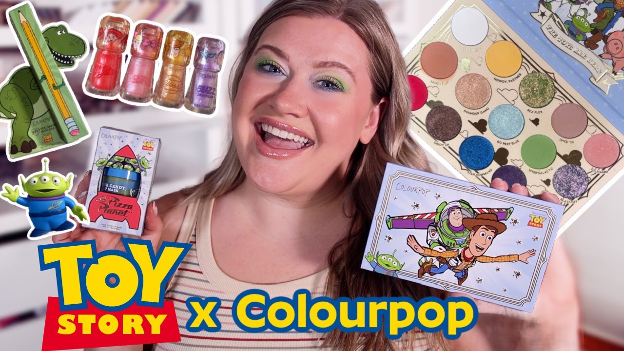 COLOURPOP TOY STORY COLLECTION! 🚀 🐷 🦖This Is Adorable!