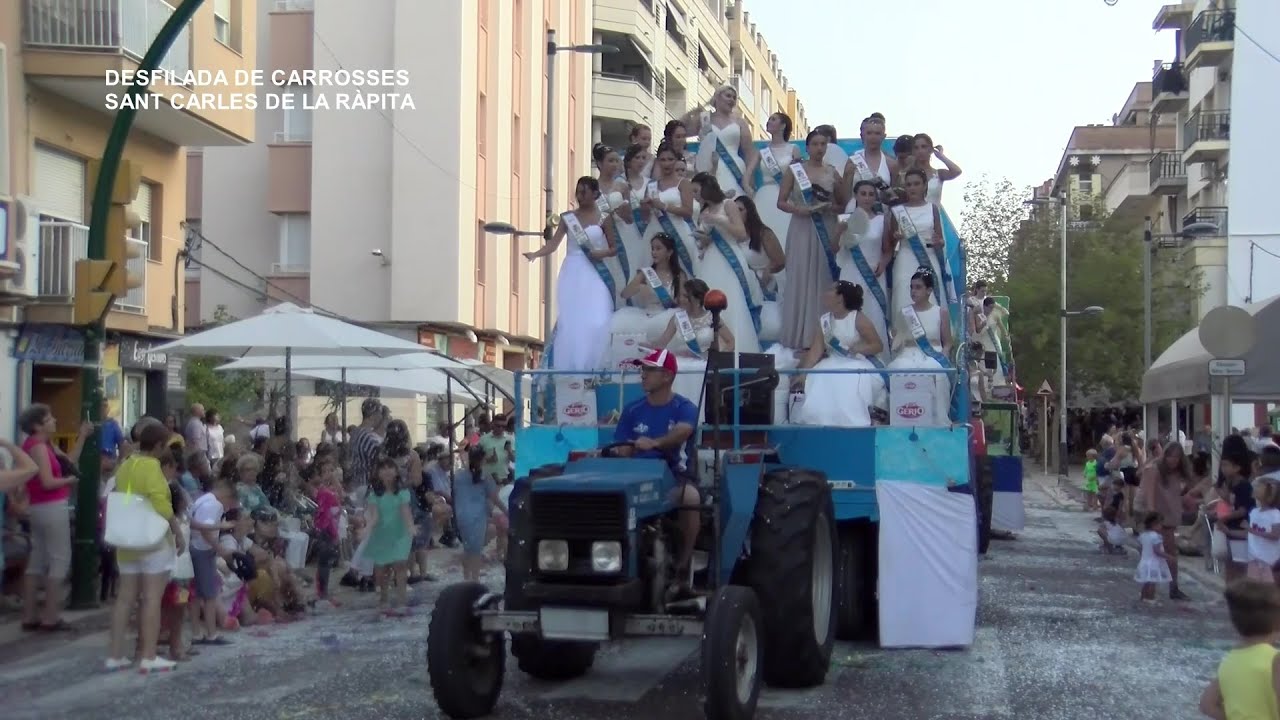 Festes Majors La Ràpita: Desfilada de carrosses
