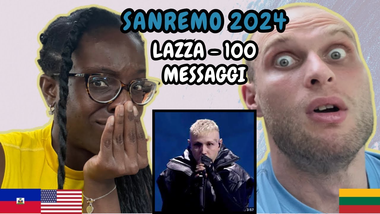 Lazza - 100 Messaggi Reaction (Italy 🇮🇹 SANREMO 2024) | FIRST TIME HEARING 100 MESSAGGI