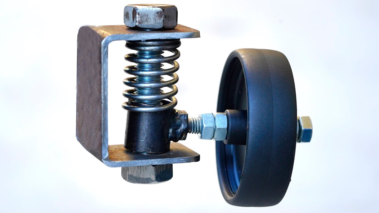 HANDMADE SHOCK ABSORBER FOR WHEELBARROW