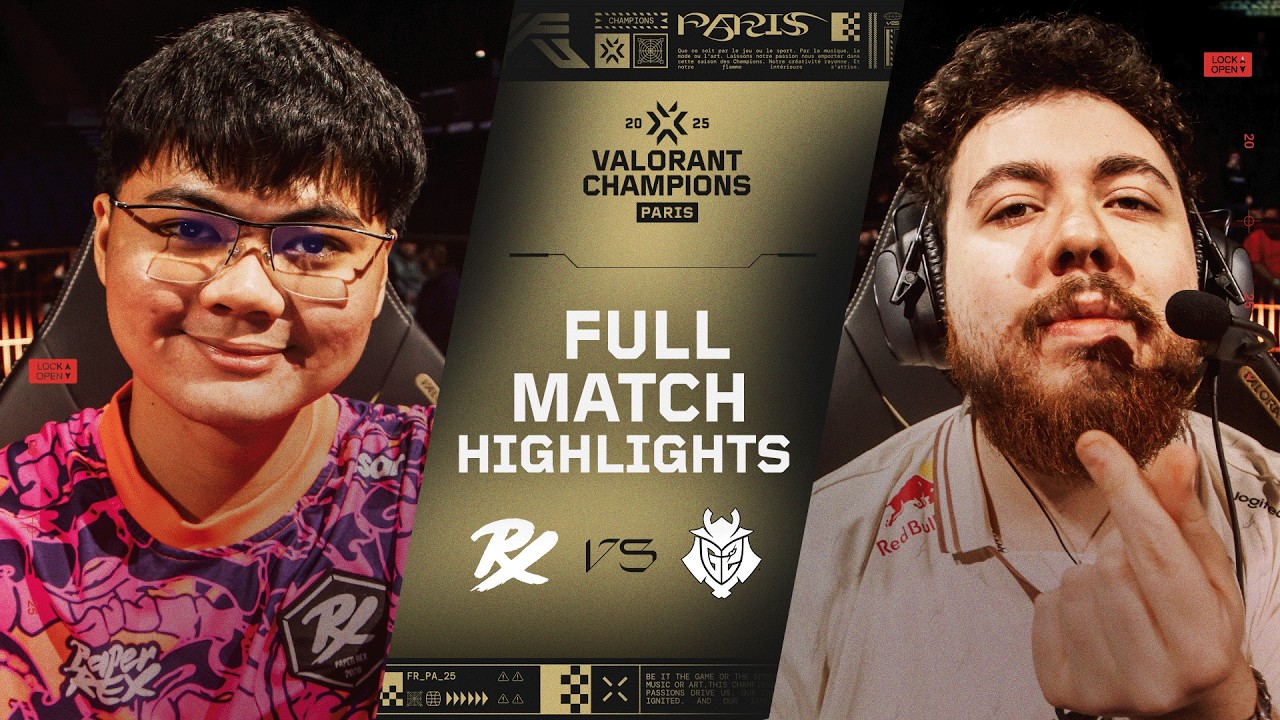 PRX vs. G2 | MATCH HIGHLIGHTS | VALORANT Champions Paris 2025 - Playoffs Stage
