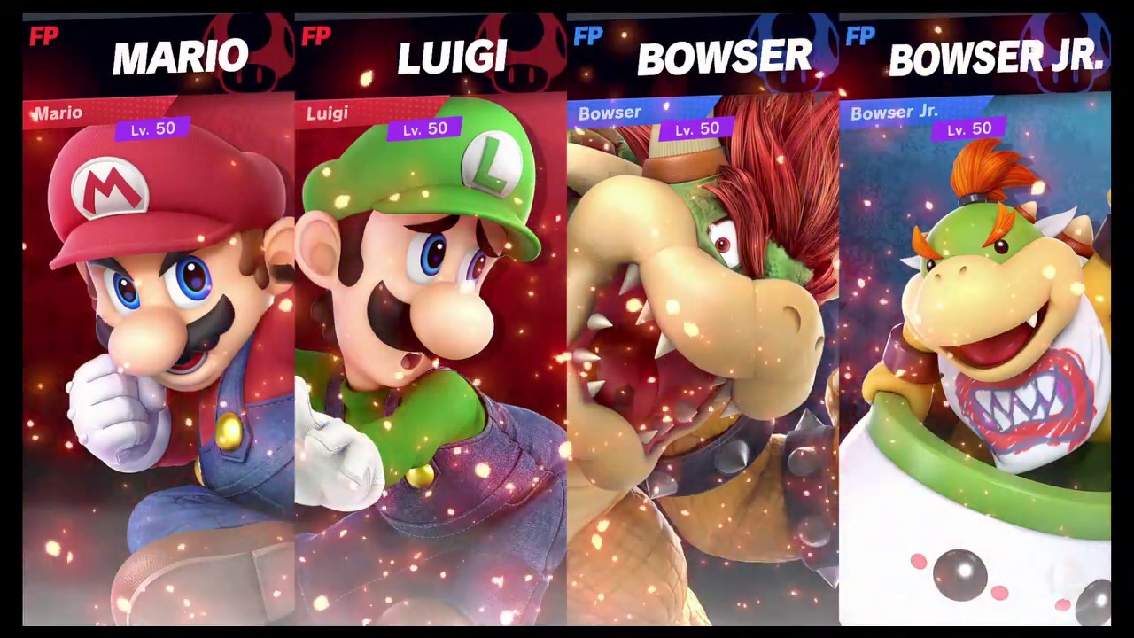 Super Smash Bros Ultimate Amiibo Fights   Request #7706 Mario & Luigi vs Bowser &  Jr