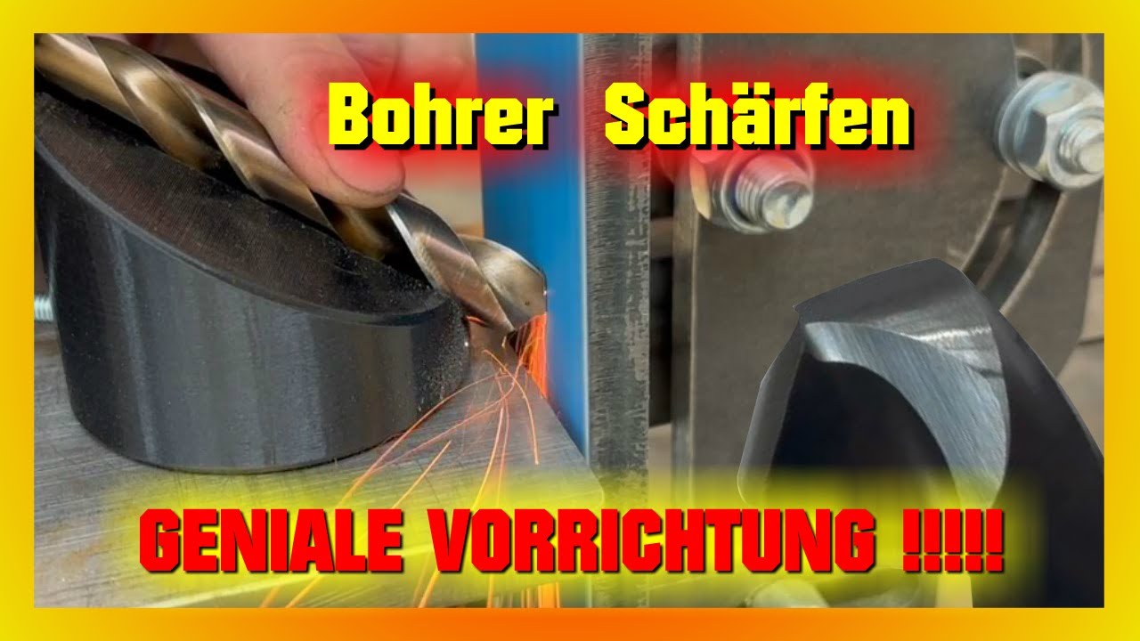 Bohrerschleifen leicht gemacht: Freihand-Technik und ein geniale Vorrichtung🏆🏆