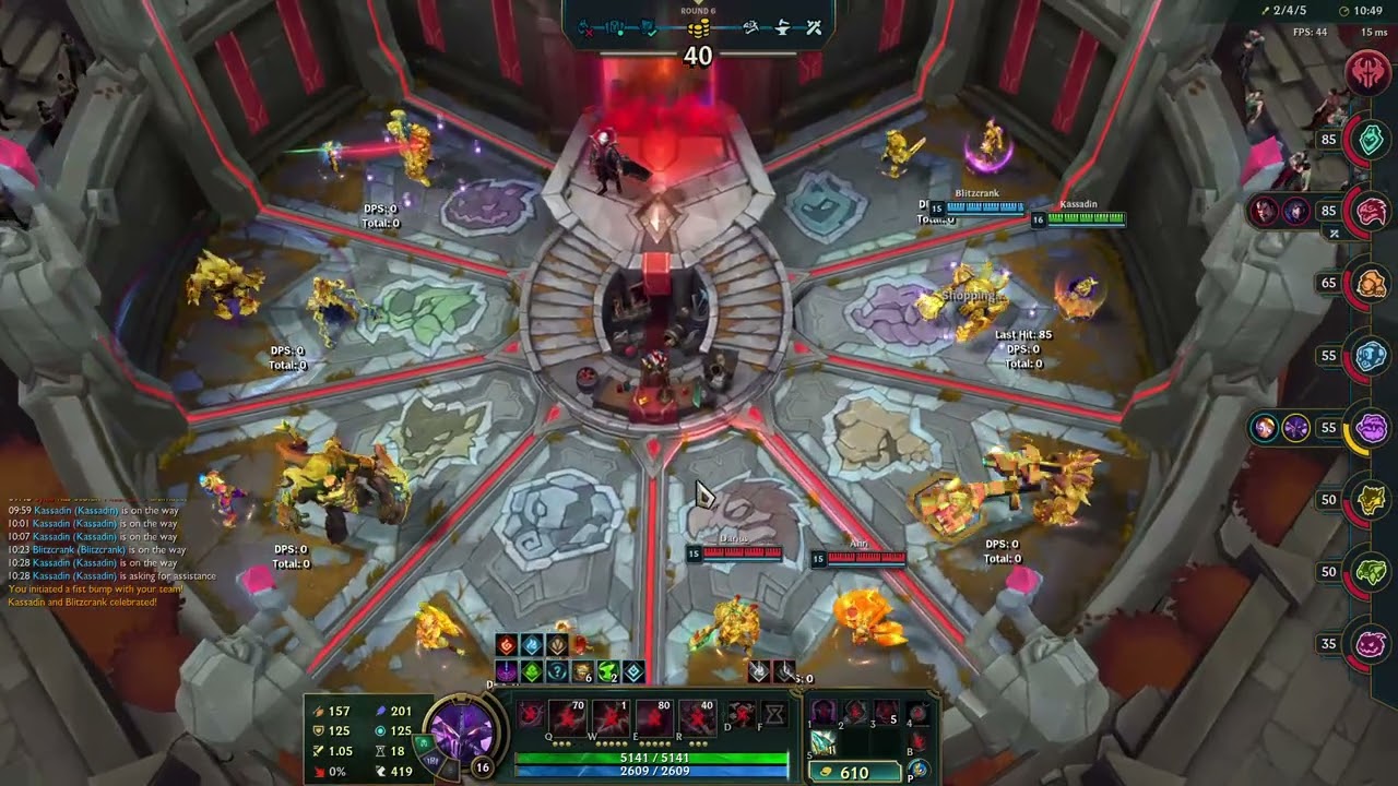 Infinite ult Kassadin, 500 ability haste in Arena late game