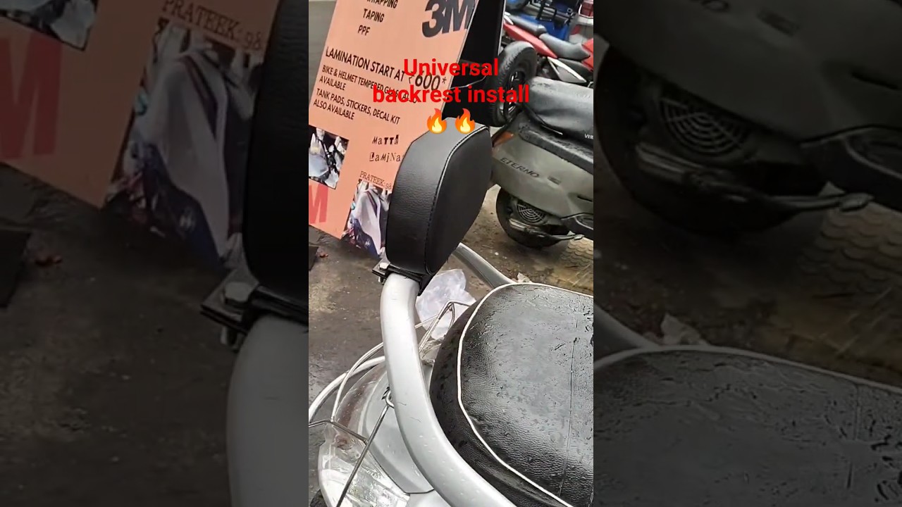 universal backrest install 🔥🔥#shorts #short #youtubeshorts #viral #backrest #suzuki
