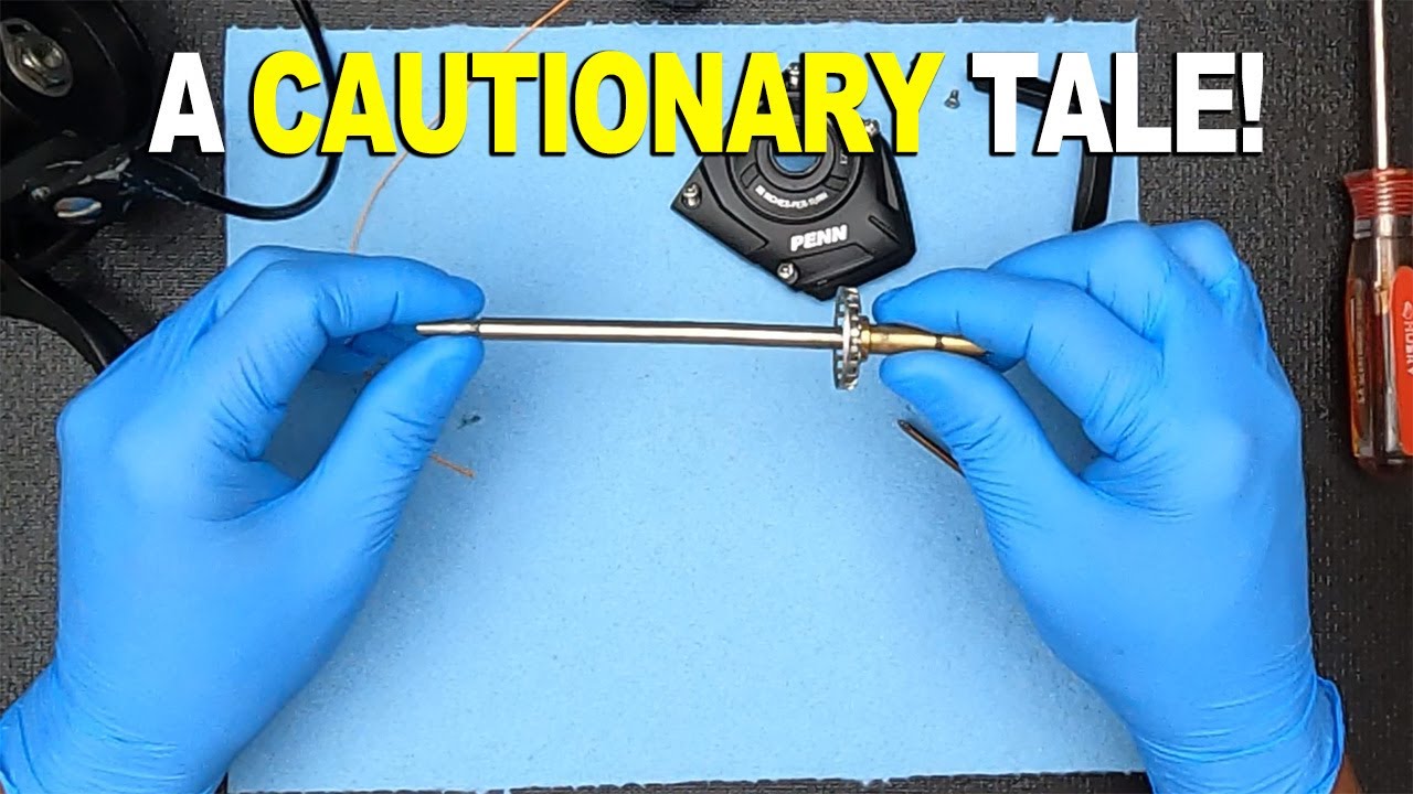 What NOT to do when repairing your reel!