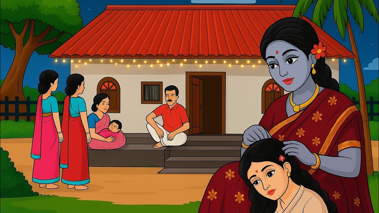 কালো মায়ের সুন্দরী মেয়ে | Bangla Moral Story | Emotional Cartoon Story
