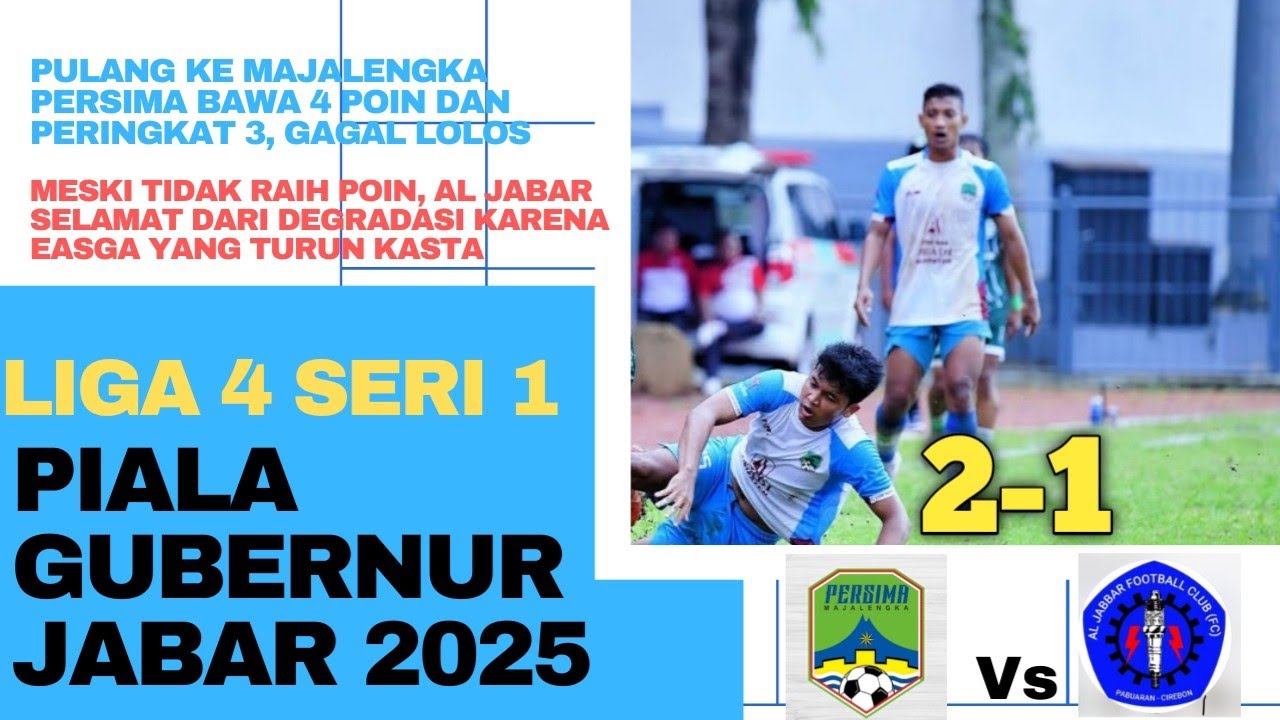 Persima Majalengka Vs Al Jabar || Liga 4 Seri 1 Piala Gubernur Jabar 2025#kuninganokelive 