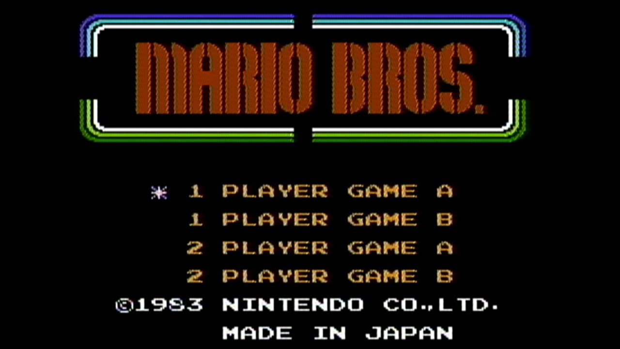Mario Bros. (Nintendo, 1986) - NES Gameplay SD