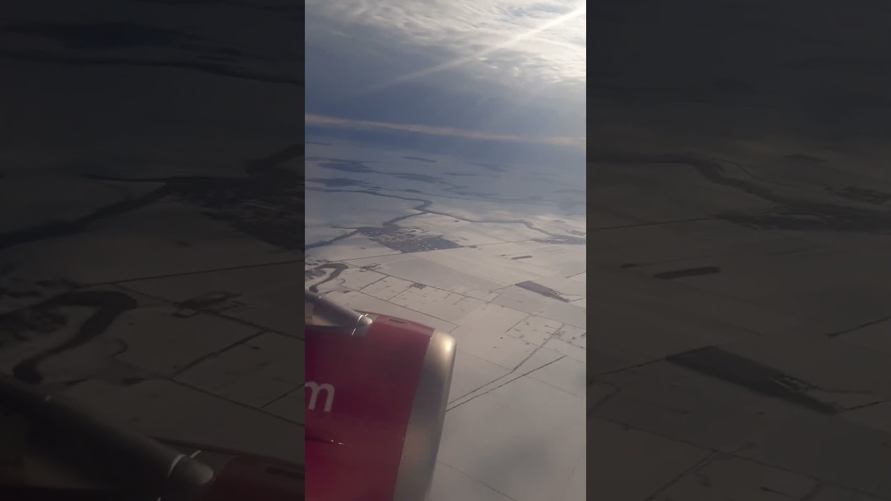 Flight over the skies of Romania