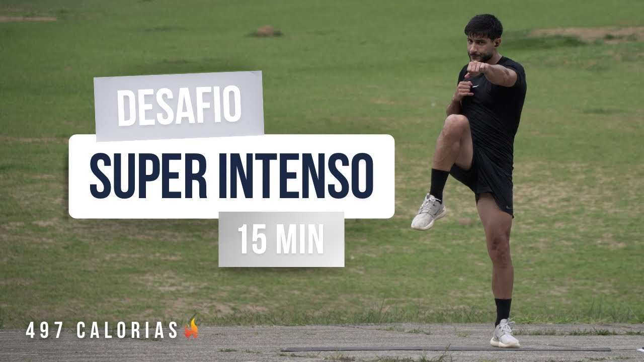 Cardio HIIT de 15 MIN para queimar gordura e perder barriga em casa