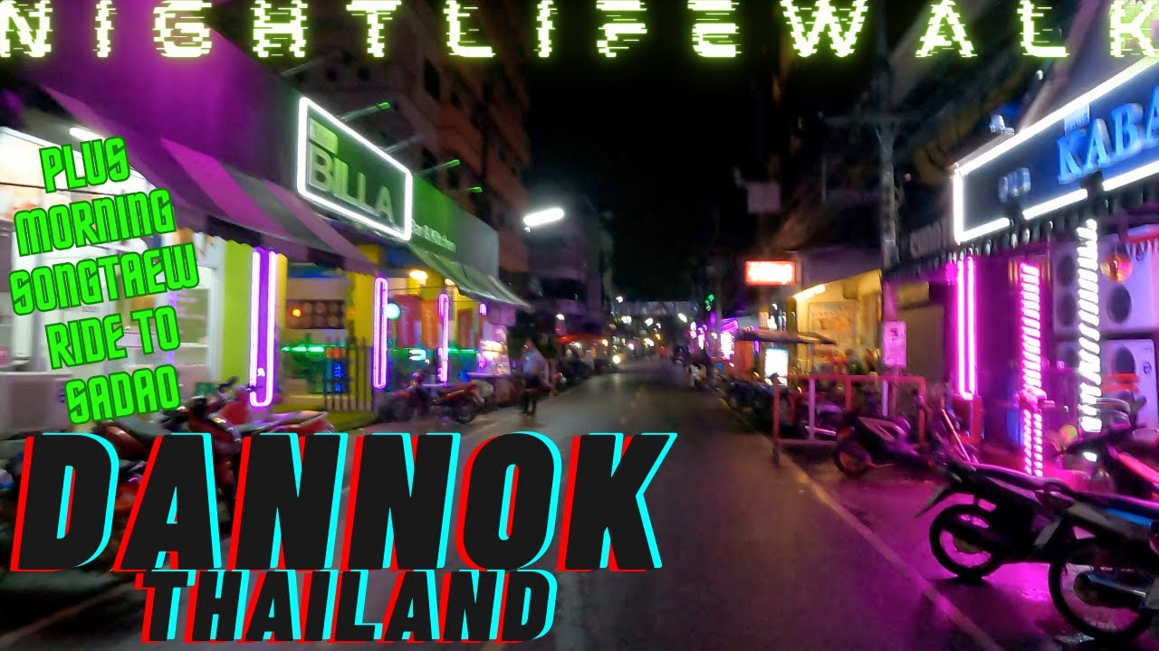 DANNOK: НОЧНАЯ ПРОГУЛКА И ПОЕЗДКА НА СОНТЕУ В САДАО - Таиланд 🇹🇭