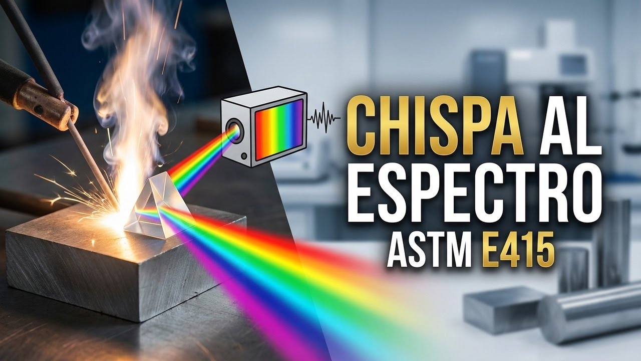 ¿De qué acero es tu material? | Análisis químico por espectrometría (ASTM E415)
