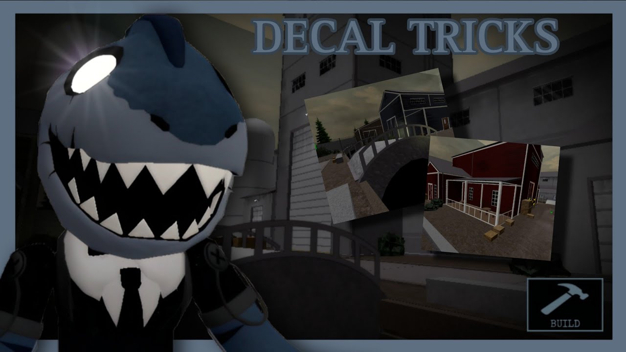Decal tricks in Piggy build mode | Roblox