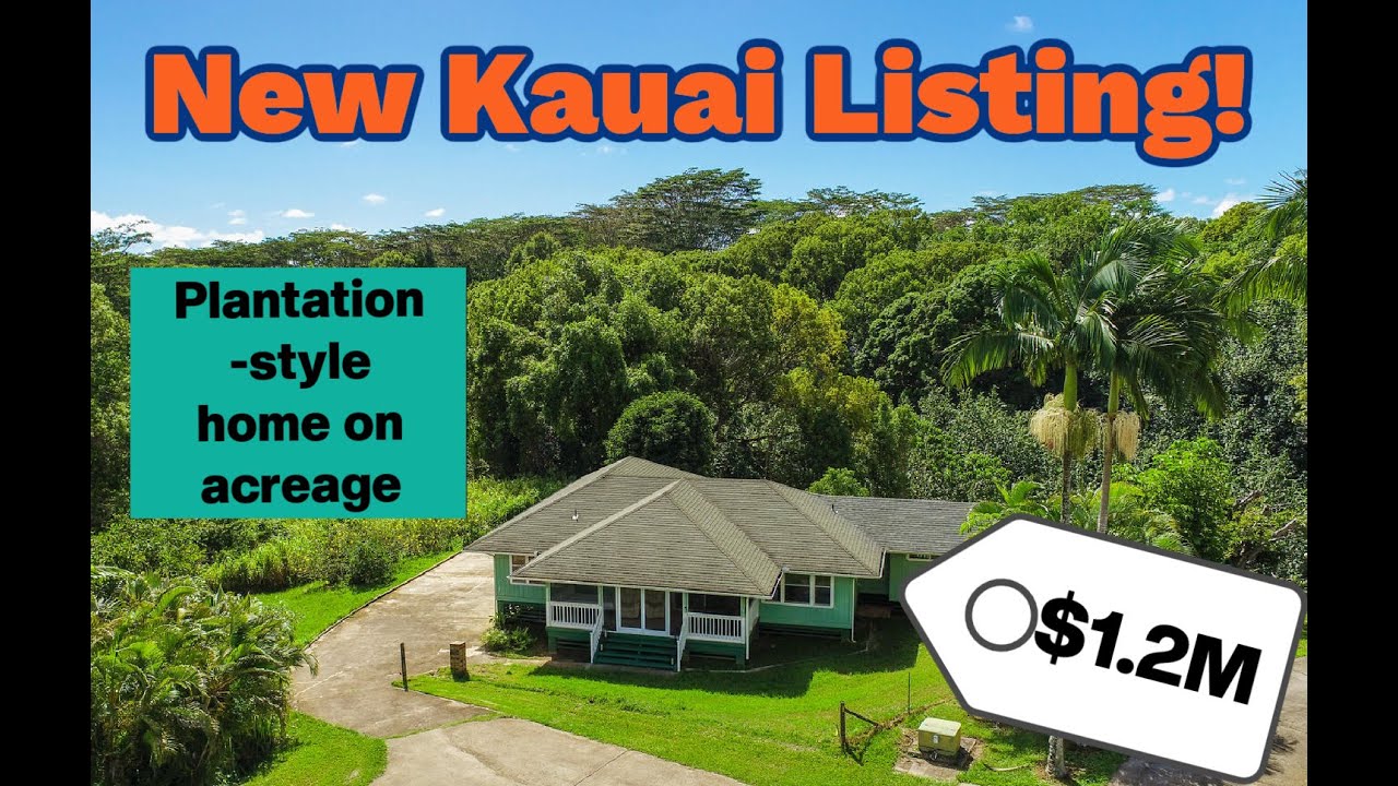 Kauai house for sale, neighborhood driving tour!