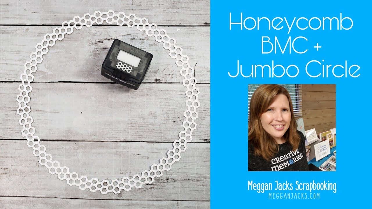 Creative Memories Honeycomb BMC in the round with the Jumbo Circle