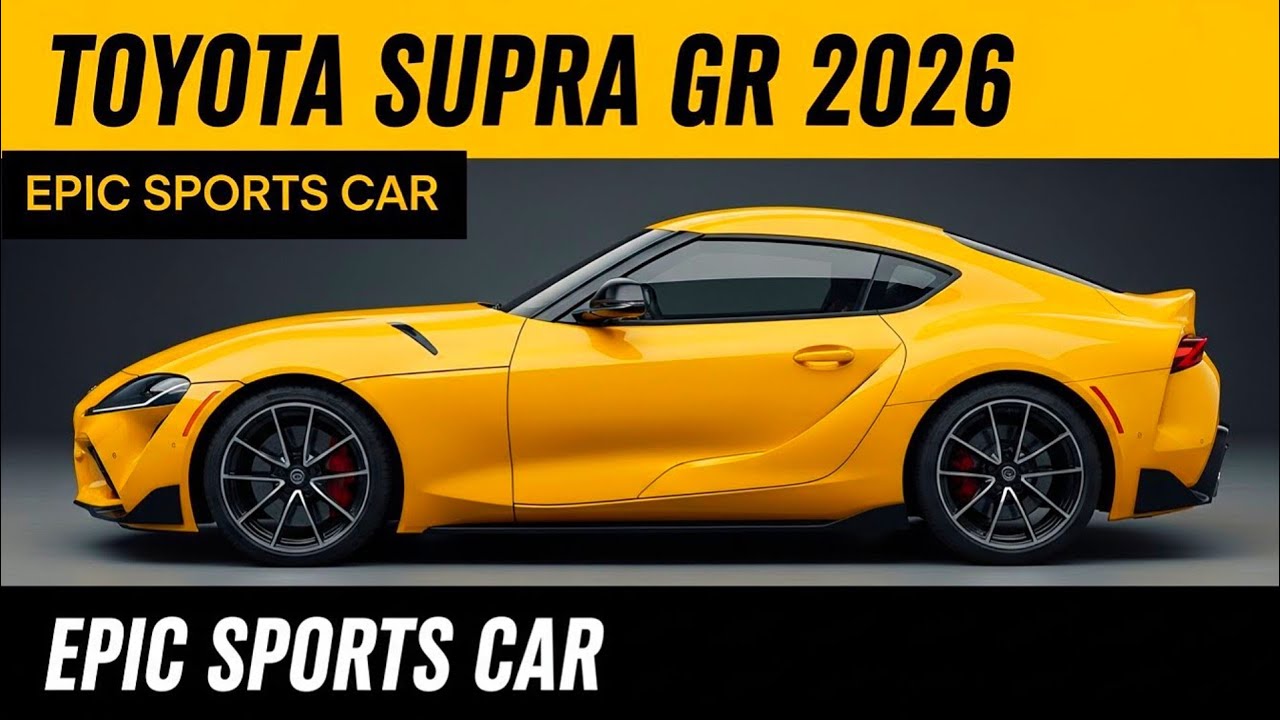 2026 Toyota Supra GR – Ultimate Sports Car Review! Specs, Price & Full Drive!