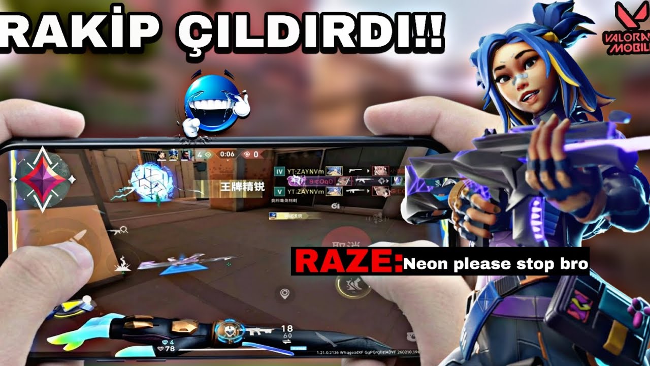 VALORANT MOBILE | NEON İLE RAKİPLERİ ÇILDIRTTIM! ⚡️🎮🔥
